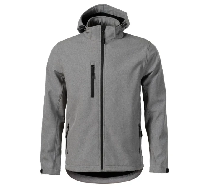Performance pánska softshellová bunda tmavo šedá melír Performance pánska softshellová bunda tmavo šedá melír
