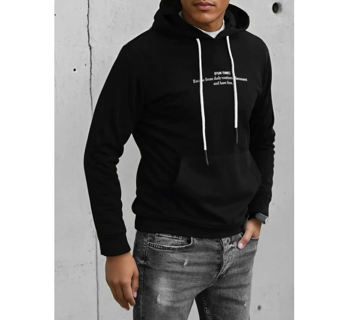 Pánská černá mikina Dstreet model 21966787 - FashionStreet Pánská černá mikina Dstreet model 21966787 - FashionStreet