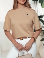 dámské tričko béžové Dstreet model 21976386 - FashionStreet dámské tričko béžové Dstreet model 21976386 - FashionStreet