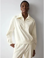 Velour Rib Sweater - Silk White - TRIUMPH Silk White - TRIUMPH Velour Rib Sweater - Silk White - TRIUMPH Silk White - TRIUMPH