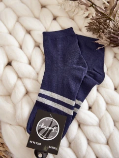 Damskie Bawełniane Skarpety Za Kostkę Granatowe
