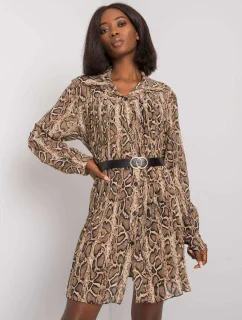 Šaty DHJ SK  černá a béžová model 15802975 - FPrice