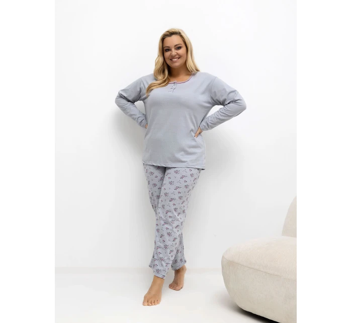 DU PI FP 501.22 sivé pyžamo DU PI FP 501.22 sivé pyžamo