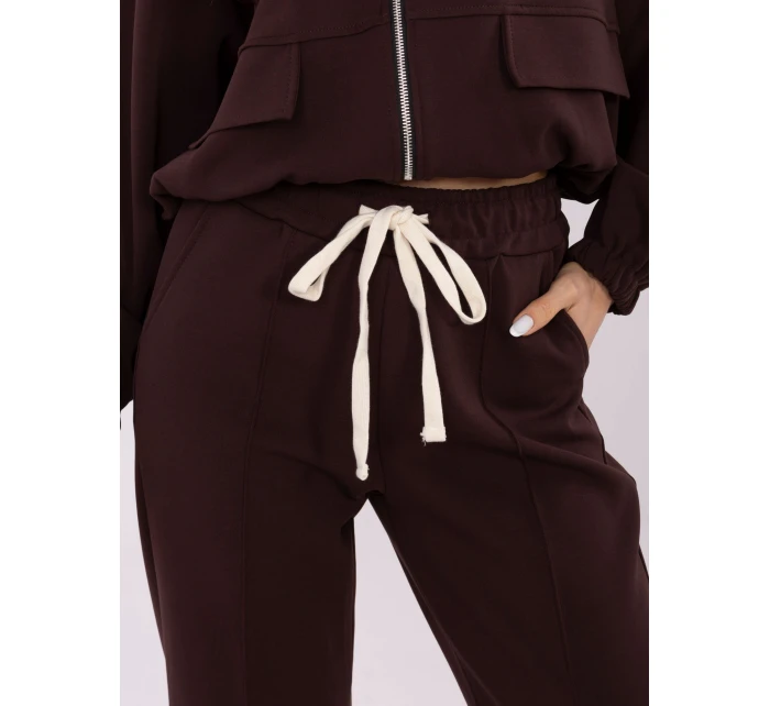 Nohavice MJ SP H3057.69 tmavohnedé