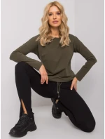 Bluzka RV BZ model 20961684 khaki - FPrice Bluzka RV BZ model 20961684 khaki - FPrice