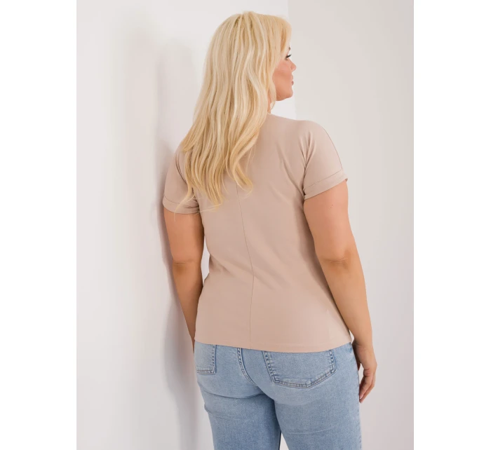 Tričko RV TS 9475.60 béžová Tričko RV TS 9475.60 béžová