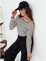 Dámská pruhovaná halenka černá Dstreet model 21972894 - FashionStreet