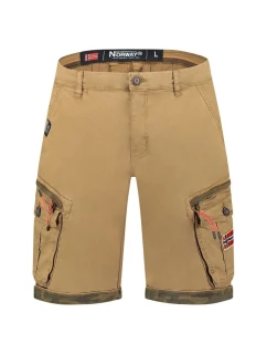 Geografické Nórsko Parento DB 317 M SY1694H/GN-Khaki šortky