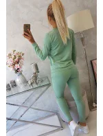 Tmavě mátová mikinová souprava Tmavě mátová mikinová souprava