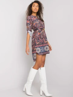 Šaty DHJ SK 5766.60 tmavomodré