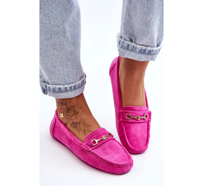 Dámske klasické semišové mokasíny ružové Corinell Dámske klasické semišové mokasíny ružové Corinell