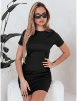 Dámské pruhované mini šaty černé Dstreet model 21986848 - FashionStreet