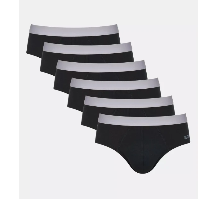 sloggi men GO ABC 2.0 Brief 6P - BLACK - SLOGGI BLACK - SLOGGI
