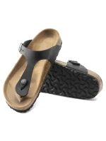 Dámske/pánske žabky Birkenstock Gizeh NU Oiled Black Regular z olejovanej kože pre široké chodidlo (0845251) Dámske/pánske žabky Birkenstock Gizeh NU Oiled Black Regular z olejovanej kože pre široké chodidlo (0845251)