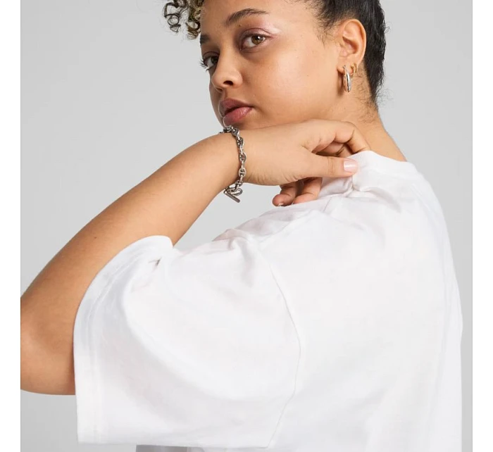 Dámské tričko ESS Relaxed Tee white model 22068556 02 - Puma Dámské tričko ESS Relaxed Tee white model 22068556 02 - Puma