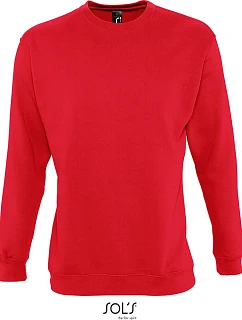 SOL'S New Supreme Unisex mikina 25.3250 červená