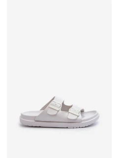 Lehké pánské sandály s přezkami Big Star model 21660762 Bílé - Big Star Shoes