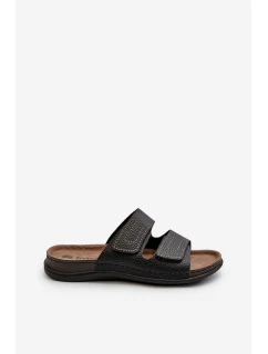 Pohodlné pánské sandály s na  černé model 21665818 - Inblu