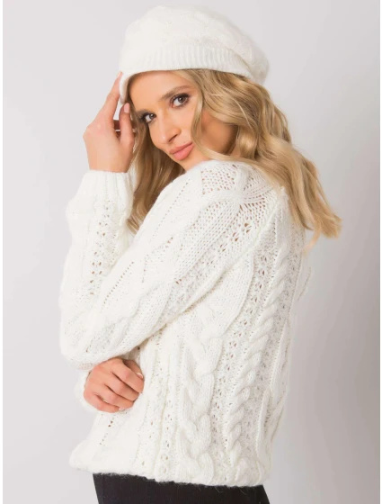 Čepice AT CZ H model 16738551 ecru - FPrice Čepice AT CZ H model 16738551 ecru - FPrice