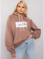 Mikina EM BL model 15883862 hnědá - FPrice Mikina EM BL model 15883862 hnědá - FPrice