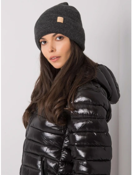 Dámská čepice 13 tmavě šedá