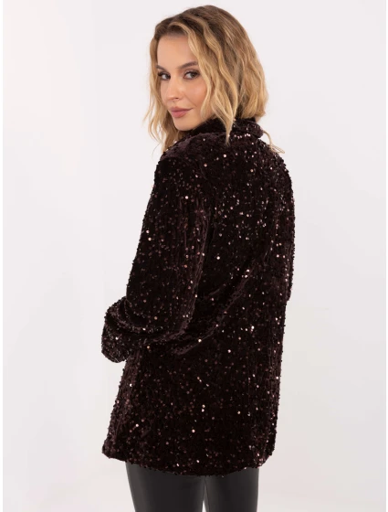 MI MA bunda 24656.01 tmavohnedá