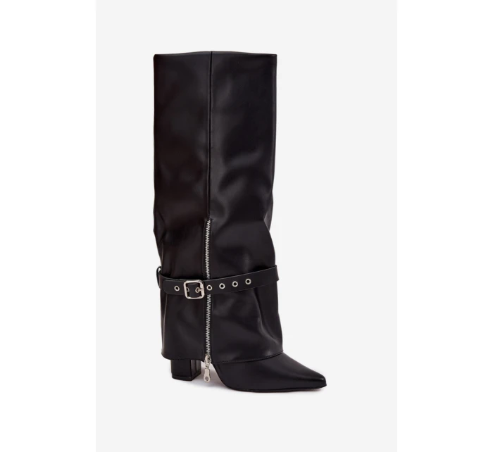 Topánky na podpätku model 217209 Krok vo veľkom štýle