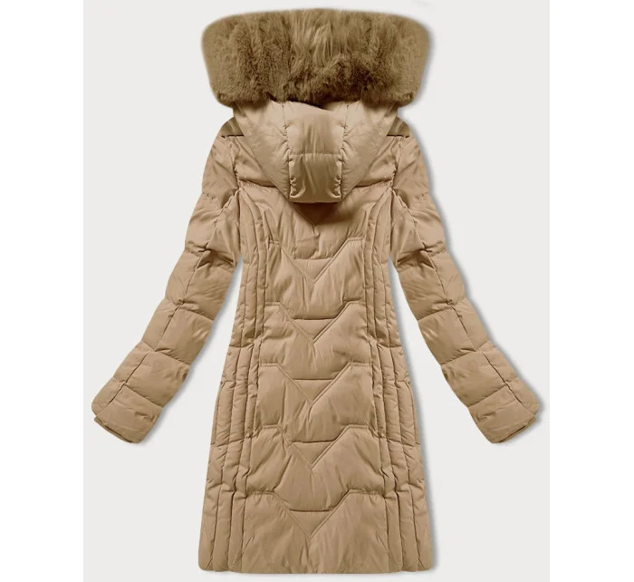 Béžová zimná bunda S'west s odnímateľnou kapucňou (R8199-46)
