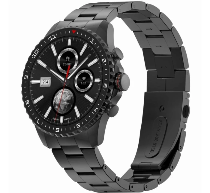 GRAVITY GT16-2 Black / Black Bracelet Pánske inteligentné hodinky GRAVITY GT16-2 Black / Black Bracelet Pánske inteligentné hodinky