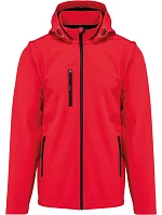 K 422 Unisex 3vrstvá softshellová bunda s kapucí model 22509037 red - Kariban K 422 Unisex 3vrstvá softshellová bunda s kapucí model 22509037 red - Kariban