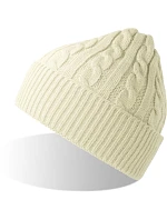 Claire Pletená čepice model 22552235 off white - Atlantis Headwear Claire Pletená čepice model 22552235 off white - Atlantis Headwear