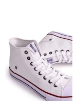 Pánské klasické vysoké tenisky BIG STAR model 21545604 Bílé - Big Star Shoes