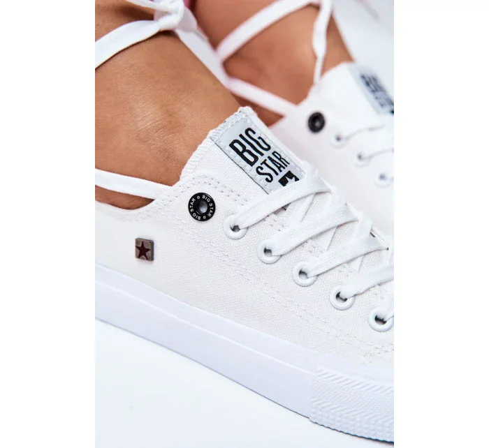 Dámské klasické tenisky Big Star - bílé