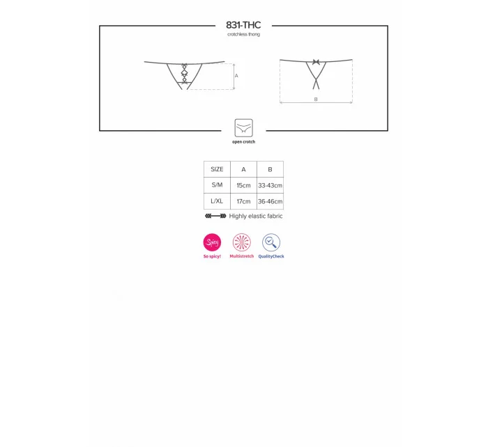 Sexy tangá 831 - THC thong otvorené - Obsessive