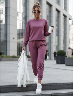 MILIAN dámska tepláková súprava burgundy FashionStreet AY0815
