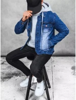 Pánska modrá džínsová bunda FashionStreet TX4365