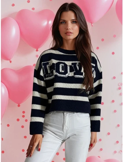 CHLOE dámsky tmavomodrý sveter FashionStreet MY1974