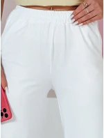 Dámské tepláky s širokými nohavicemi white Dstreet model 21988797 - FashionStreet