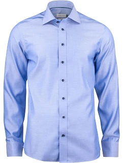 J.Harvest & Frost 01 Slim Men Nežehlivá košile s dlouhým rukávem mid blue model 22454280