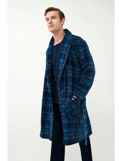 Vamp - Pánsky kockovaný župan 21628 - Vamp Vamp - Pánsky kockovaný župan 21628 - Vamp