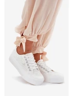 Dámské Krajkové Tenisky Big Star model 21690706 Bílé - Big Star Shoes Dámské Krajkové Tenisky Big Star model 21690706 Bílé - Big Star Shoes