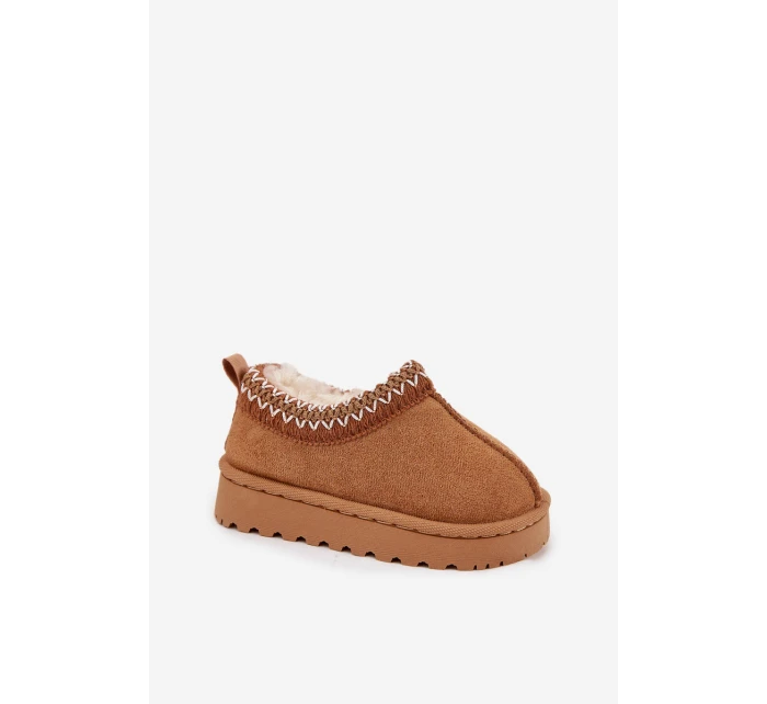 Śniegowce Dziecięce Z Haftem Camel Prina