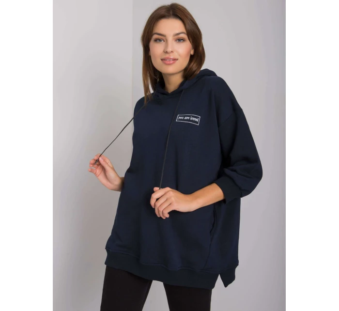 Mikina RV BL model 15837493 tmavě modrá - FPrice Mikina RV BL model 15837493 tmavě modrá - FPrice