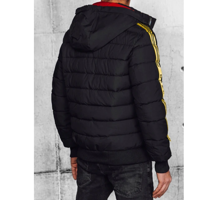 Pánska prešívaná bunda čierna FashionStreet TX4649