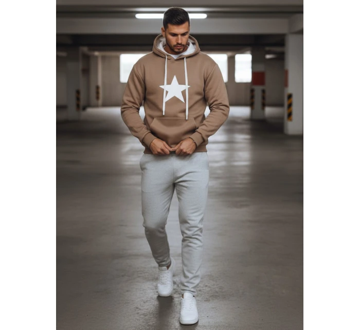 Pánska ťavia mikina s kapucňou FashionStreet BX5931