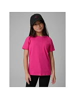 Dievčenské jednofarebné tričko 4F 4FJRSS26TTSHF3554-12S deti