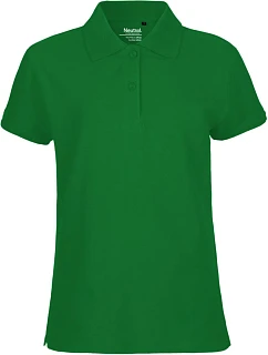 Neutral O 22980 Dámske polo tričko z bio bavlny 77.2280 zelené