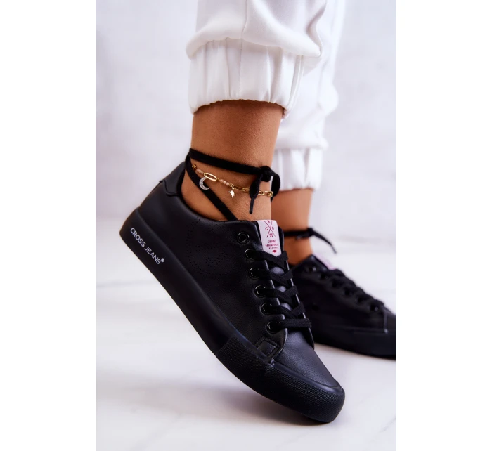 Dámské nízké tenisky model 21578018 černá - Cross Jeans Dámské nízké tenisky model 21578018 černá - Cross Jeans