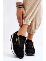 Zamszowe Buty Sportowe Na Platformie Czarne Riverside Zamszowe Buty Sportowe Na Platformie Czarne Riverside