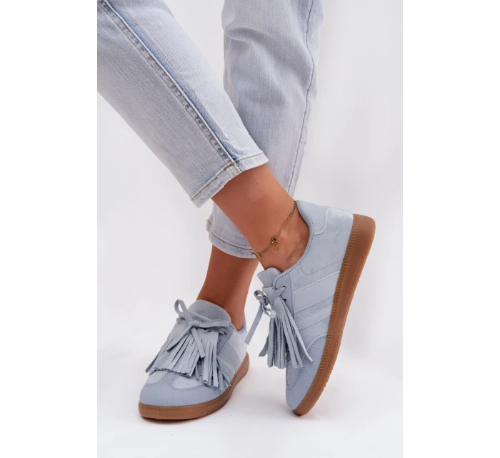 Dámské tenisky s třásněmi modré Dorivelle